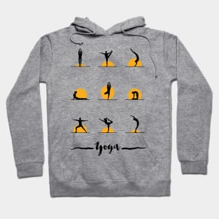 Yoga SunRise siluets Hoodie